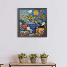 Load image into Gallery viewer, Diamond Painting - Full Round - colorful house (40*40CM)
