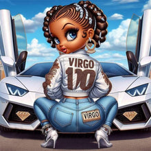Load image into Gallery viewer, Diamond Painting - Full Round - Virgo Girl (30*30CM)

