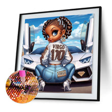 Load image into Gallery viewer, Diamond Painting - Full Round - Virgo Girl (30*30CM)
