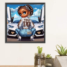 Load image into Gallery viewer, Diamond Painting - Full Round - Virgo Girl (30*30CM)
