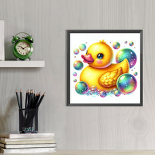 Load image into Gallery viewer, AB Diamond Painting - Full Round - Colorful bubbles and ducks (40*40CM)
