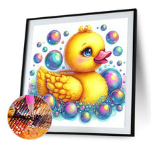 Load image into Gallery viewer, AB Diamond Painting - Full Round - Colorful bubbles and ducks (40*40CM)
