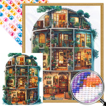 Load image into Gallery viewer, AB Diamond Painting - Full Round - Magic hut (40*50CM)
