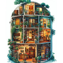Load image into Gallery viewer, AB Diamond Painting - Full Round - Magic hut (40*50CM)
