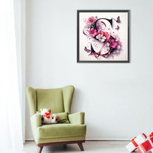 Load image into Gallery viewer, Diamond Painting - Full Round - Butterfly daisy letter S (40*40CM)

