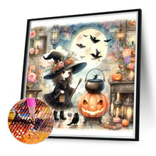 Load image into Gallery viewer, Diamond Painting - Full Round - Pumpkin girl (40*40CM)
