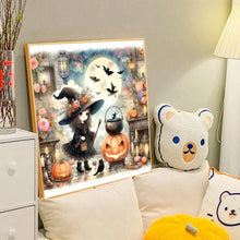 Load image into Gallery viewer, Diamond Painting - Full Round - Pumpkin girl (40*40CM)
