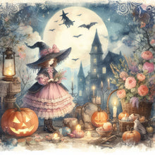 Load image into Gallery viewer, Diamond Painting - Full Round - Pumpkin girl (40*40CM)
