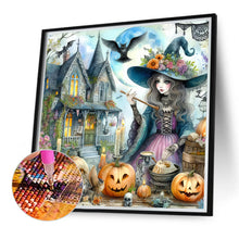 Load image into Gallery viewer, Diamond Painting - Full Round - Pumpkin girl (40*40CM)

