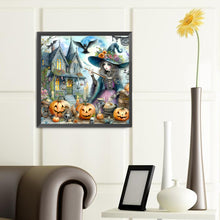 Load image into Gallery viewer, Diamond Painting - Full Round - Pumpkin girl (40*40CM)
