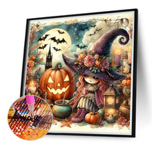 Load image into Gallery viewer, Diamond Painting - Full Round - Pumpkin girl (40*40CM)
