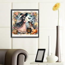 Load image into Gallery viewer, Diamond Painting - Full Round - Pumpkin girl (40*40CM)
