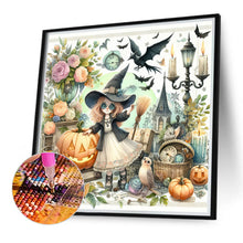 Load image into Gallery viewer, Diamond Painting - Full Round - Pumpkin girl (40*40CM)
