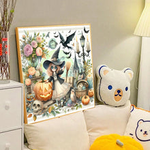 Load image into Gallery viewer, Diamond Painting - Full Round - Pumpkin girl (40*40CM)
