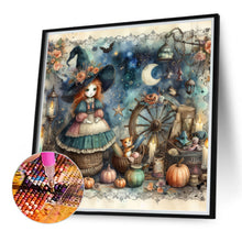 Load image into Gallery viewer, Diamond Painting - Full Round - Pumpkin girl (40*40CM)
