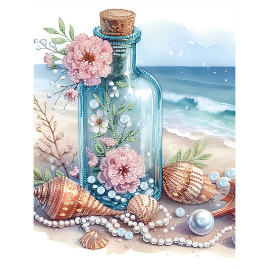Diamond Painting - Partial Special Shaped - Beach shells (30*40CM)