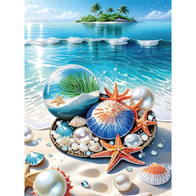 Load image into Gallery viewer, Diamond Painting - Partial Special Shaped - Beach shells (30*40CM)
