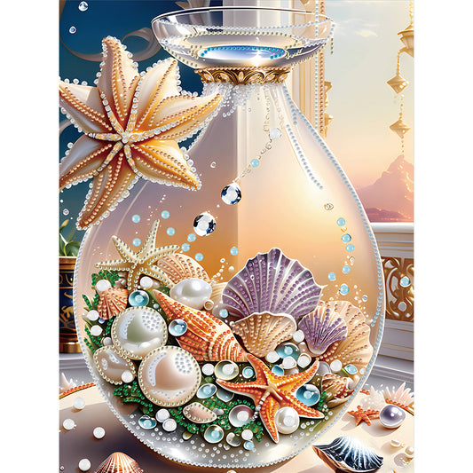 Diamond Painting - Partial Special Shaped - Beach shells (30*40CM)