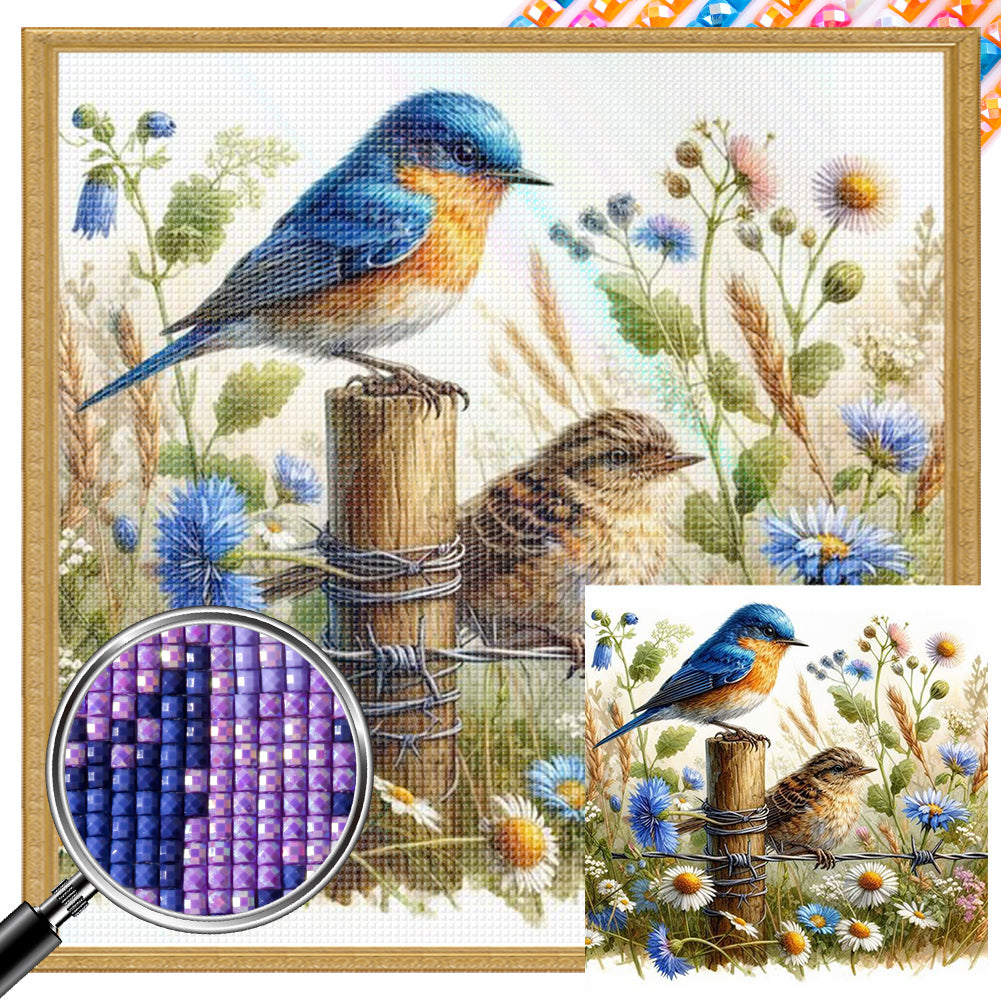 AB Diamond Painting - Full Square - Bird (30*30CM)