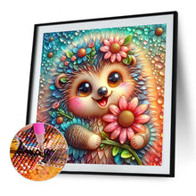 Load image into Gallery viewer, Diamond Painting - Full Round - Little flower hedgehog (40*40CM)
