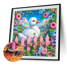 Load image into Gallery viewer, Diamond Painting - Full Round - Garden white duck (40*40CM)
