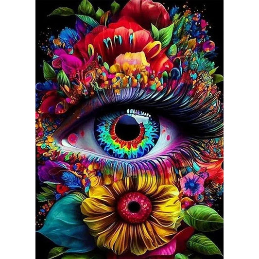 AB Diamond Painting - Full Square - Eyes (40*55CM)
