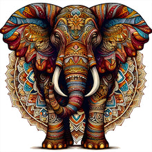 Load image into Gallery viewer, Diamond Painting - Full Round - Mandala Elephant (40*40CM)
