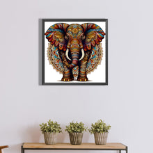 Load image into Gallery viewer, Diamond Painting - Full Round - Mandala Elephant (40*40CM)
