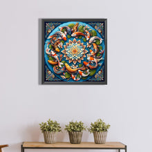 Load image into Gallery viewer, Diamond Painting - Full Round - Mandala Carp (40*40CM)
