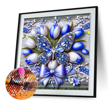 Load image into Gallery viewer, Diamond Painting - Full Round - Butterfly Flower (30*30CM)
