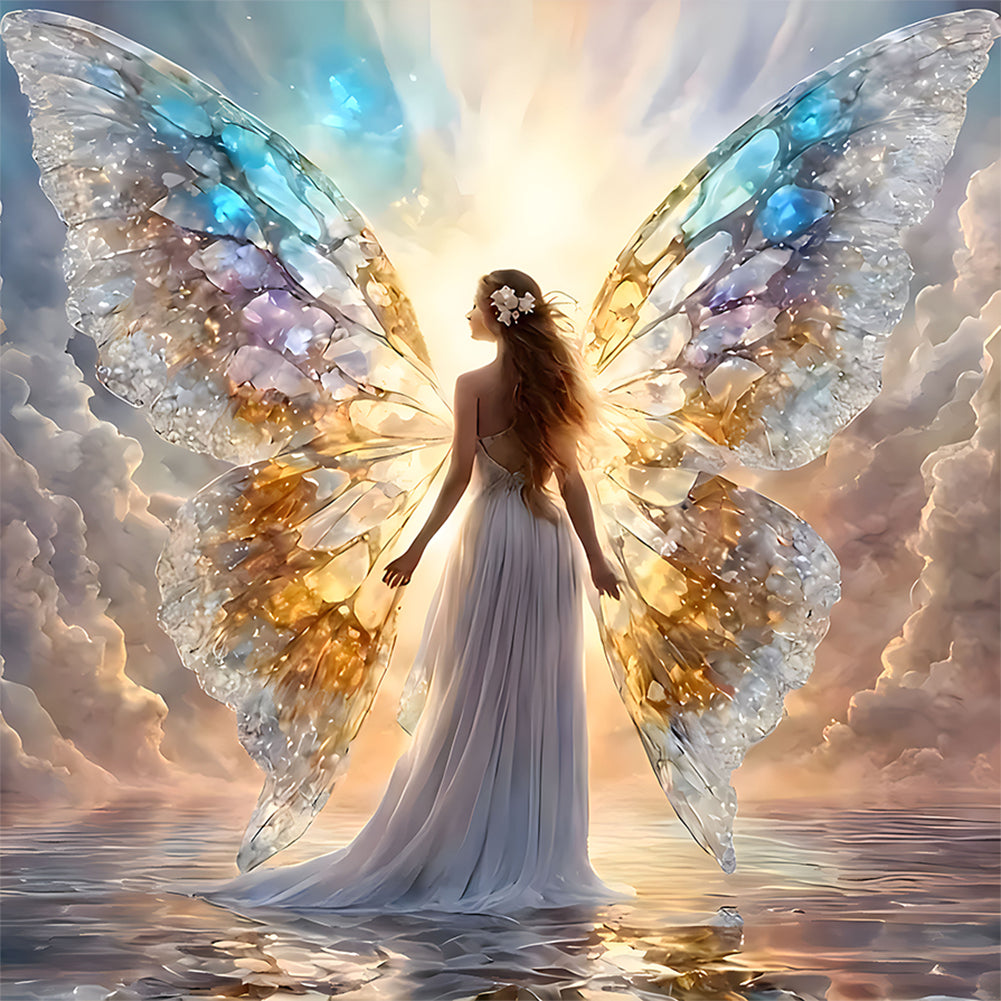 Diamond Painting - Full Round - Angel (30*30CM)