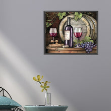 Load image into Gallery viewer, Diamond Painting - Full Square - Red wine bottle (50*40CM)
