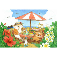 Load image into Gallery viewer, Diamond Painting - Full Round - Cartoon Bear Diet (60*40CM)
