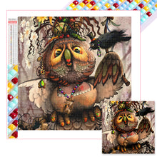 Load image into Gallery viewer, Diamond Painting - Full Square - Owl (40*40CM)
