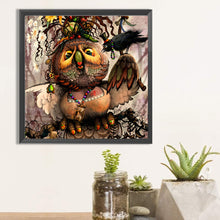 Load image into Gallery viewer, Diamond Painting - Full Square - Owl (40*40CM)
