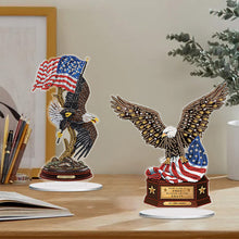 Load image into Gallery viewer, 2Pcs Acrylic Special Shaped Birdcage Eagle Desktop Diamond Art Kits for Beginner
