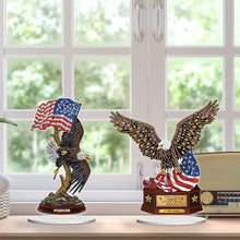 Load image into Gallery viewer, 2Pcs Acrylic Special Shaped Birdcage Eagle Desktop Diamond Art Kits for Beginner
