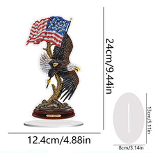 Load image into Gallery viewer, 2Pcs Acrylic Special Shaped Birdcage Eagle Desktop Diamond Art Kits for Beginner
