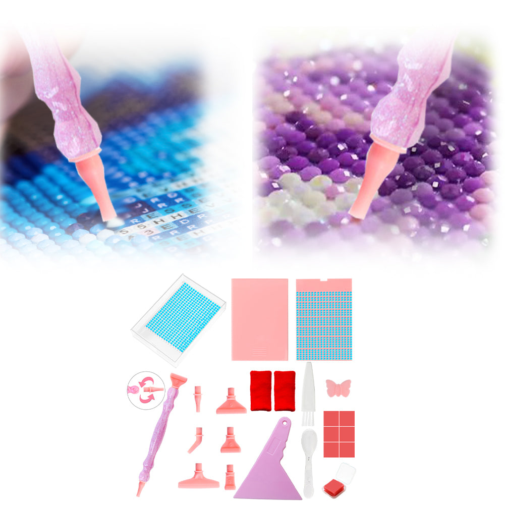 Diamond Painting Tool Kit DIY Storage Box with Lid Diamond Painting Pens