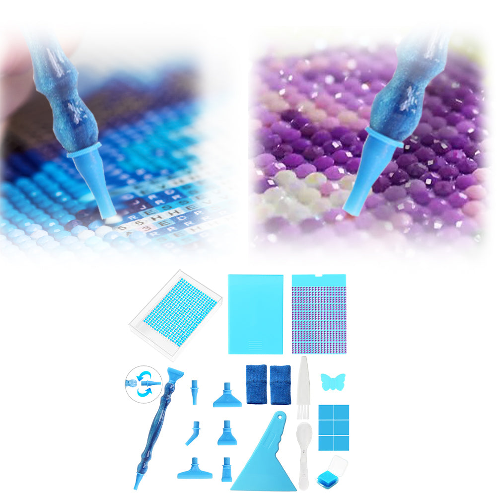 Diamond Painting Tool Kit DIY Storage Box with Lid Diamond Painting Pens