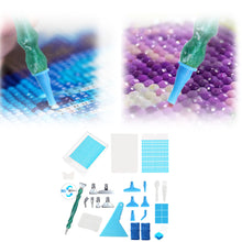 Load image into Gallery viewer, Diamond Painting Tool Kit DIY Storage Box with Lid Diamond Painting Pens
