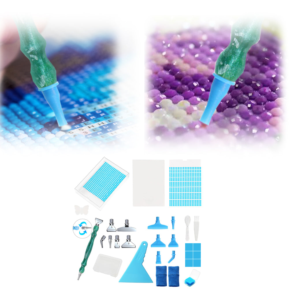 Diamond Painting Tool Kit DIY Storage Box with Lid Diamond Painting Pens