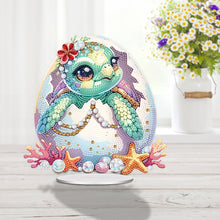 Load image into Gallery viewer, Acrylic Sea Turtle 5D DIY Diamond Art Tabletop Decorations for Home Office Decor
