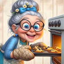 Load image into Gallery viewer, Diamond Painting - Full Round - Funny grandma (30*30CM)
