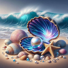 Load image into Gallery viewer, Diamond Painting - Full Round - Shell on the beach (40*40CM)
