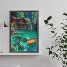 Load image into Gallery viewer, Diamond Painting - Full Round - House by the sea (40*60CM)
