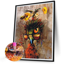 Load image into Gallery viewer, AB Diamond Painting - Full Round - Birds with Glasses (40*50CM)
