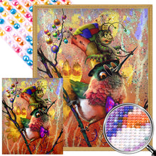 Load image into Gallery viewer, AB Diamond Painting - Full Round - Birds with Hats (40*50CM)
