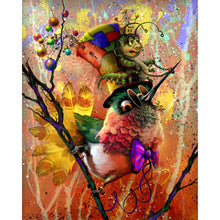 Load image into Gallery viewer, AB Diamond Painting - Full Round - Birds with Hats (40*50CM)
