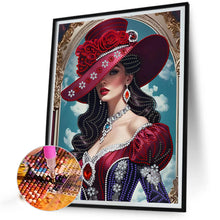 Load image into Gallery viewer, Diamond Painting - Partial Special Shaped - Luxury Woman (30*40CM)
